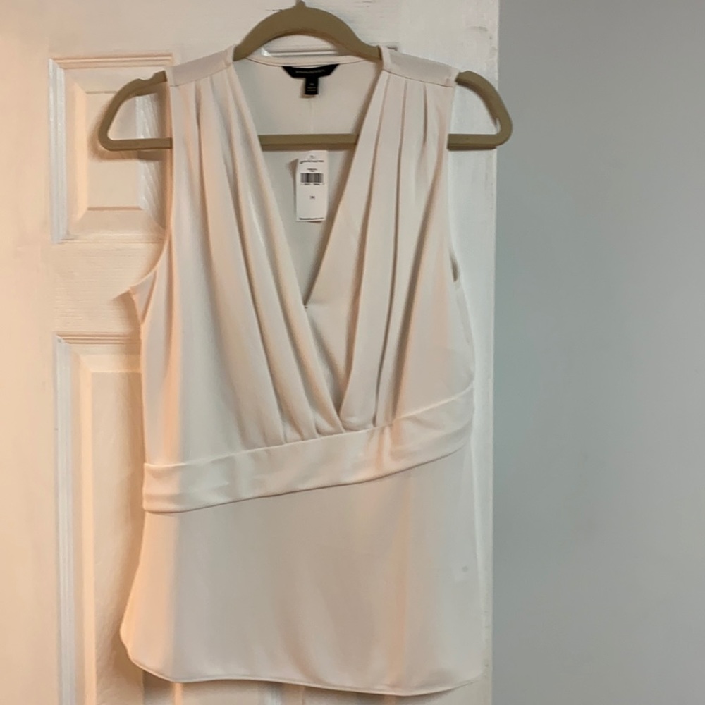 Banana Republic elegant cream tank.